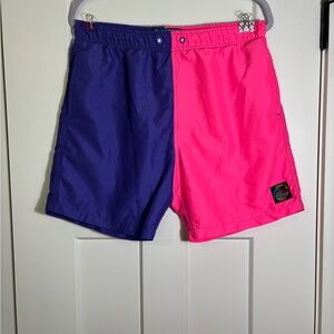 Surf Society Two-Tone‎ Pink and Purple Men's Shorts Size Large